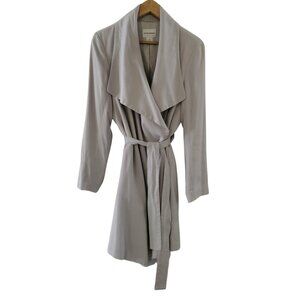 Club Monaco  Light Gray Trench Coat  | Spring Summer | Large